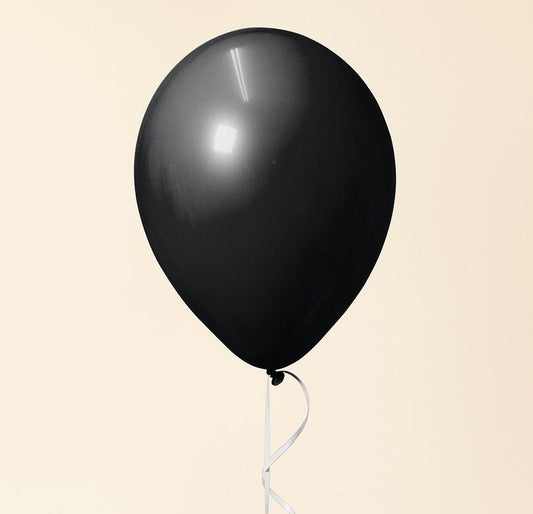 Latex Black Balloon
