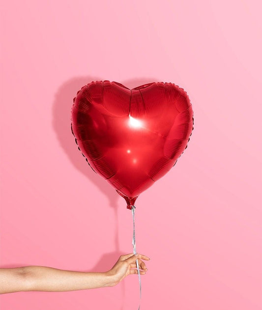 Red heart foil Balloon