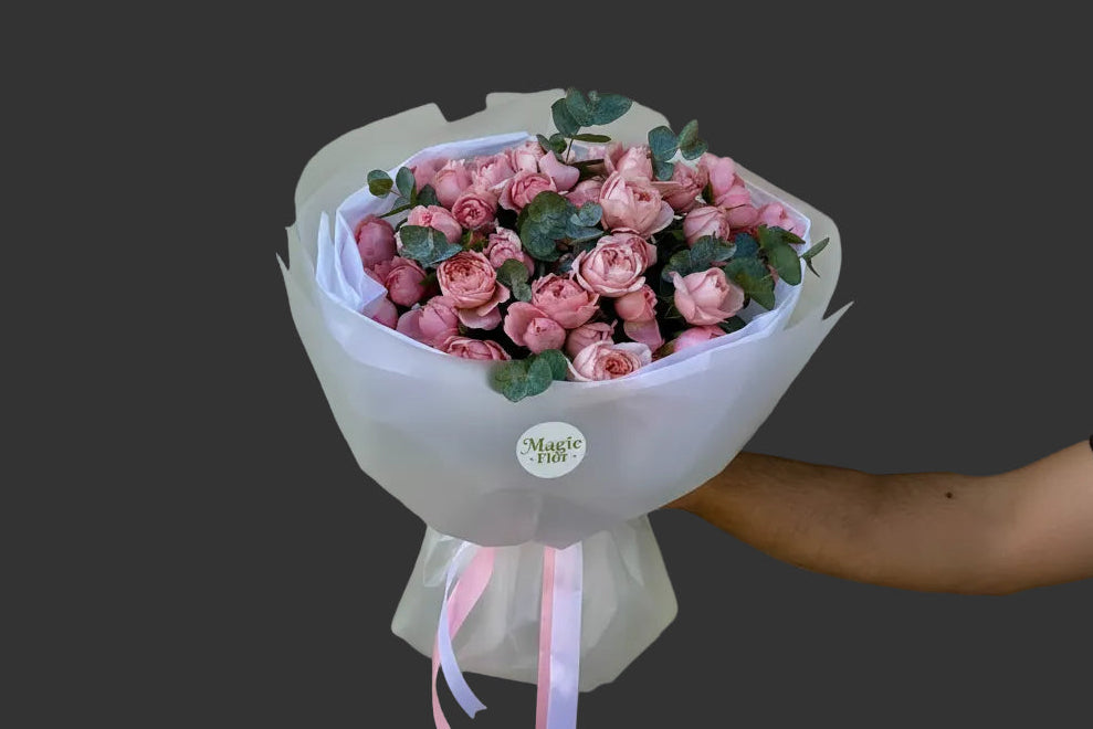 A Bouquet of Spray Rose Juliata