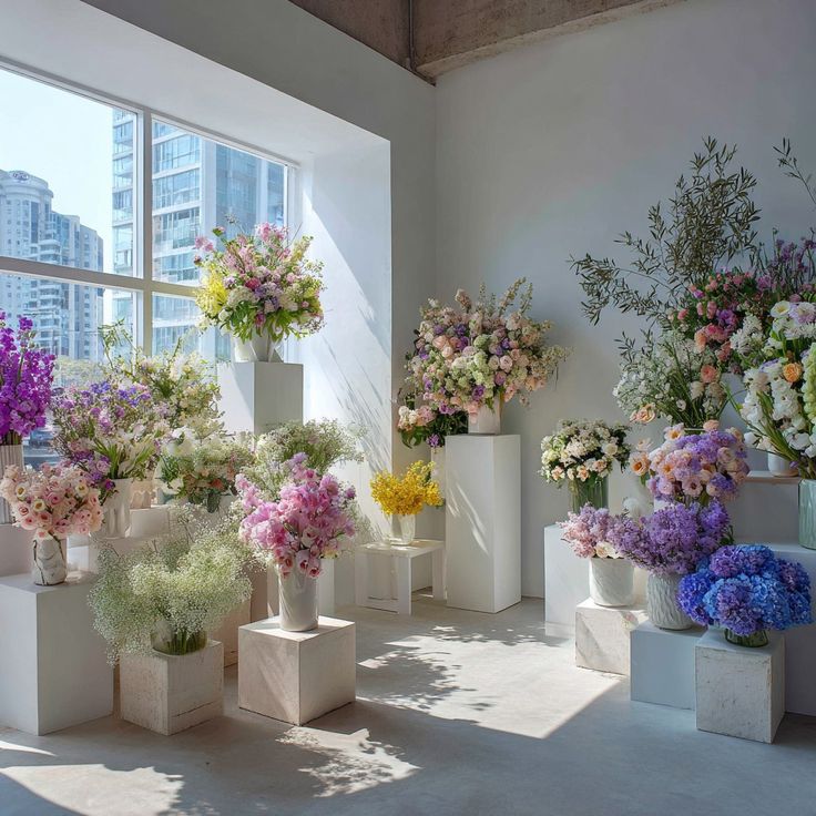 Fresh flower bouquets and arrangements by Magic Flor Dubai
