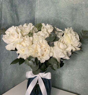 Flowers in Glass vase