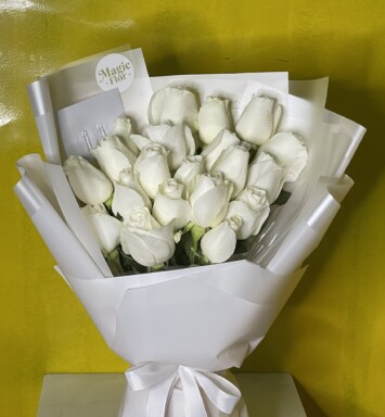 White Roses Bouquet